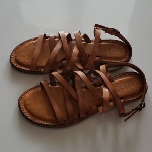 Musse & Cloud Brown Sandals-Size 8